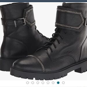 Jessica Simpson Karia Cap Toe Combat Boot,size 8,5 M